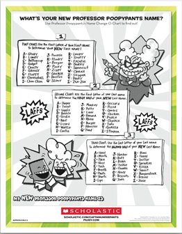 What's your new Professor Poopypants name What's your new Professor Poopypants name