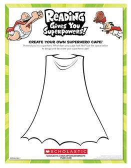 Create your own Superhero Cape! Create your own Superhero Cape!